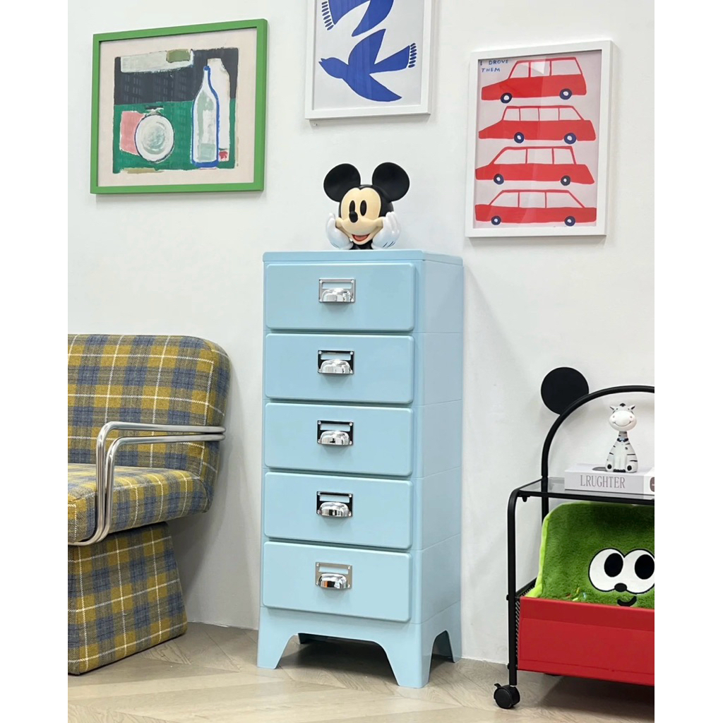 Finders, Storage Drawers, Storage Shelves, Mid Century Style.