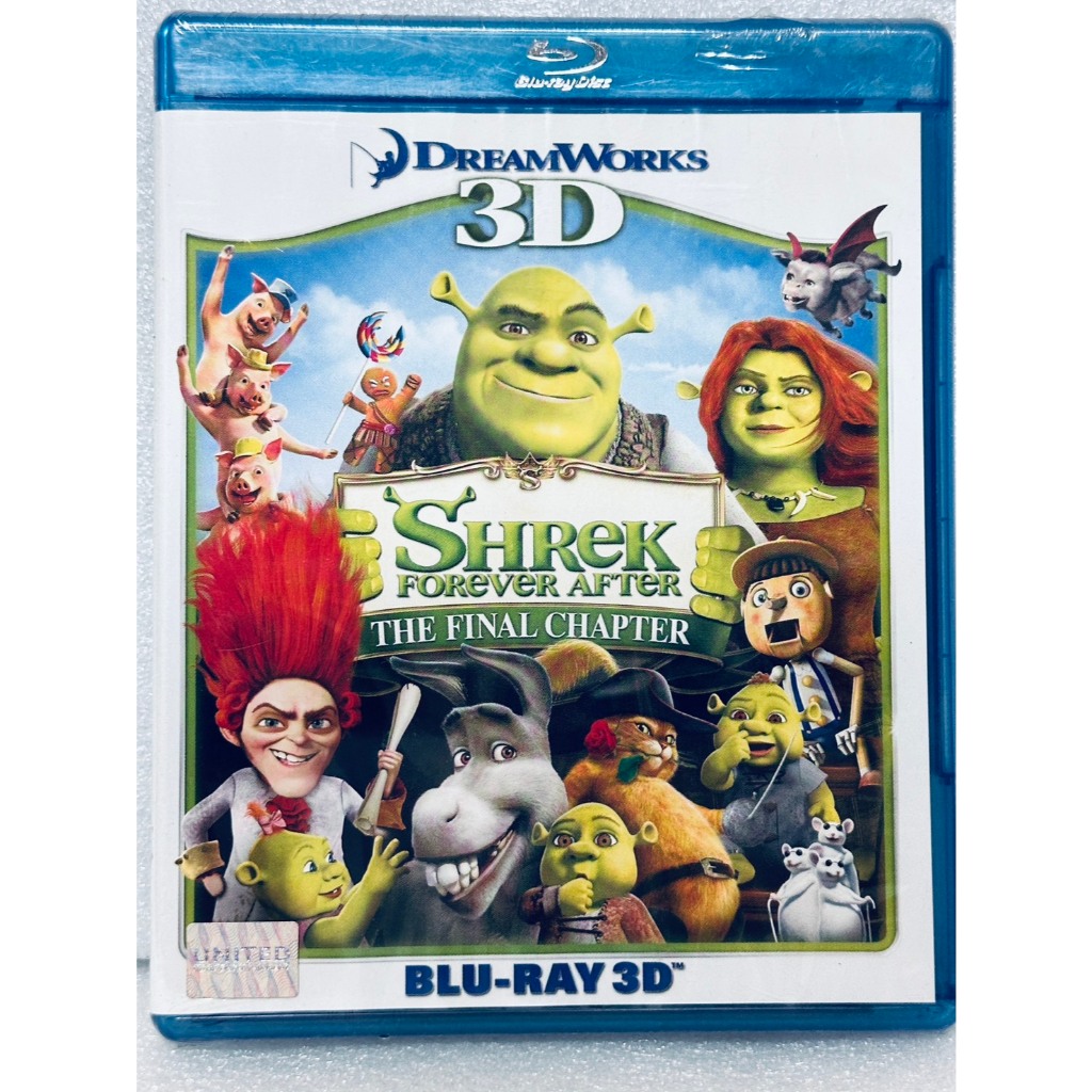 Blu-ray 3D : Shrek Forever After: The Final Chapter (2010) เชร็ค สุขสันต์นิรันดร " DreamWork "