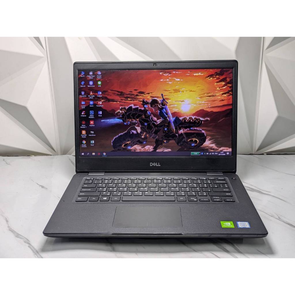 second hand notebook  Dell Latitude 3400   สเปก intel Core i7-8565U (gen8)   Ram 8 GB SSD 512 GB