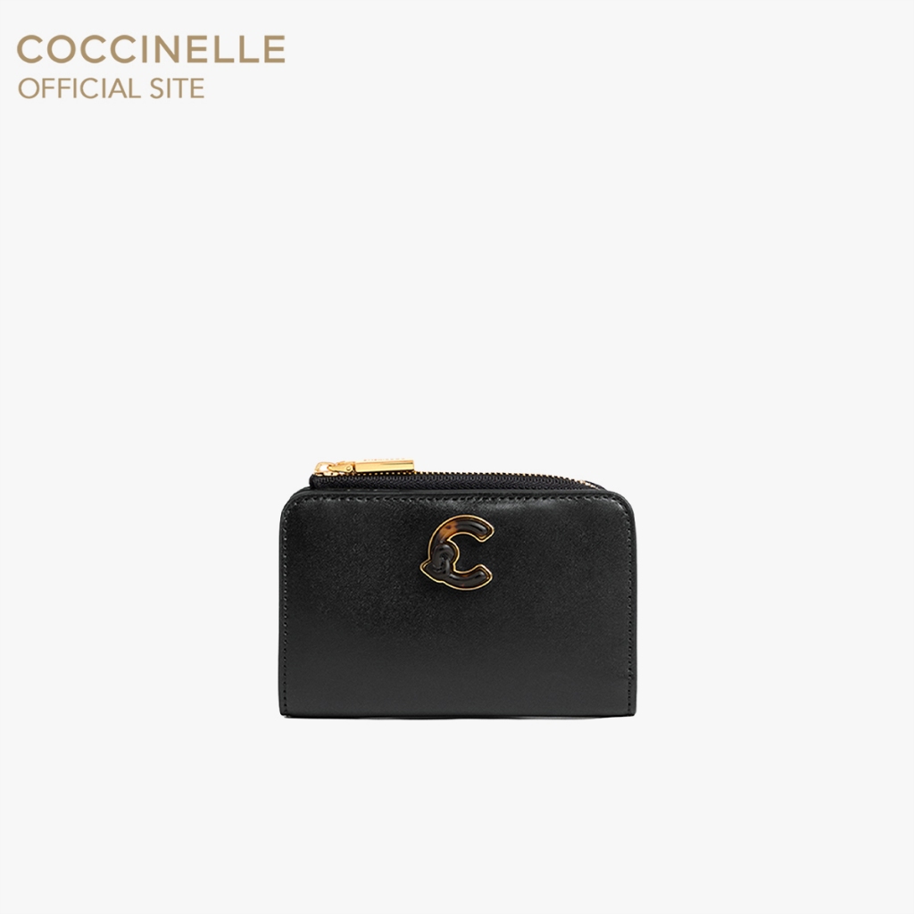 COCCINELLE กระเป๋าสตางค์ผู้หญิง รุ่น C-ME WALLET 11D101 สี NOIR