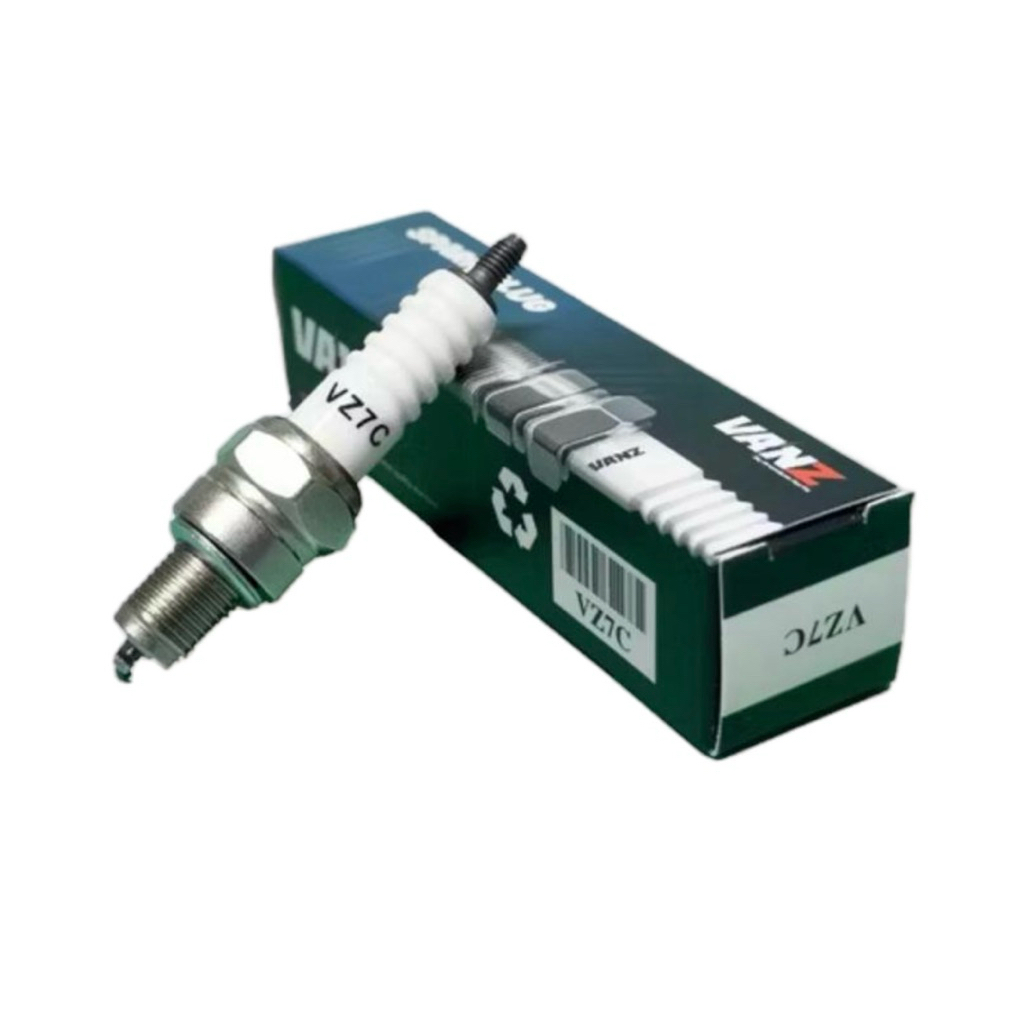 หัวเทียนมอเตอร์ไซค์-หัวเทียนมอไซค์ ฮอนด้าเวฟ100-เวฟ110-ดรีม100 แบรนด์ VANZ ( VZ7C )