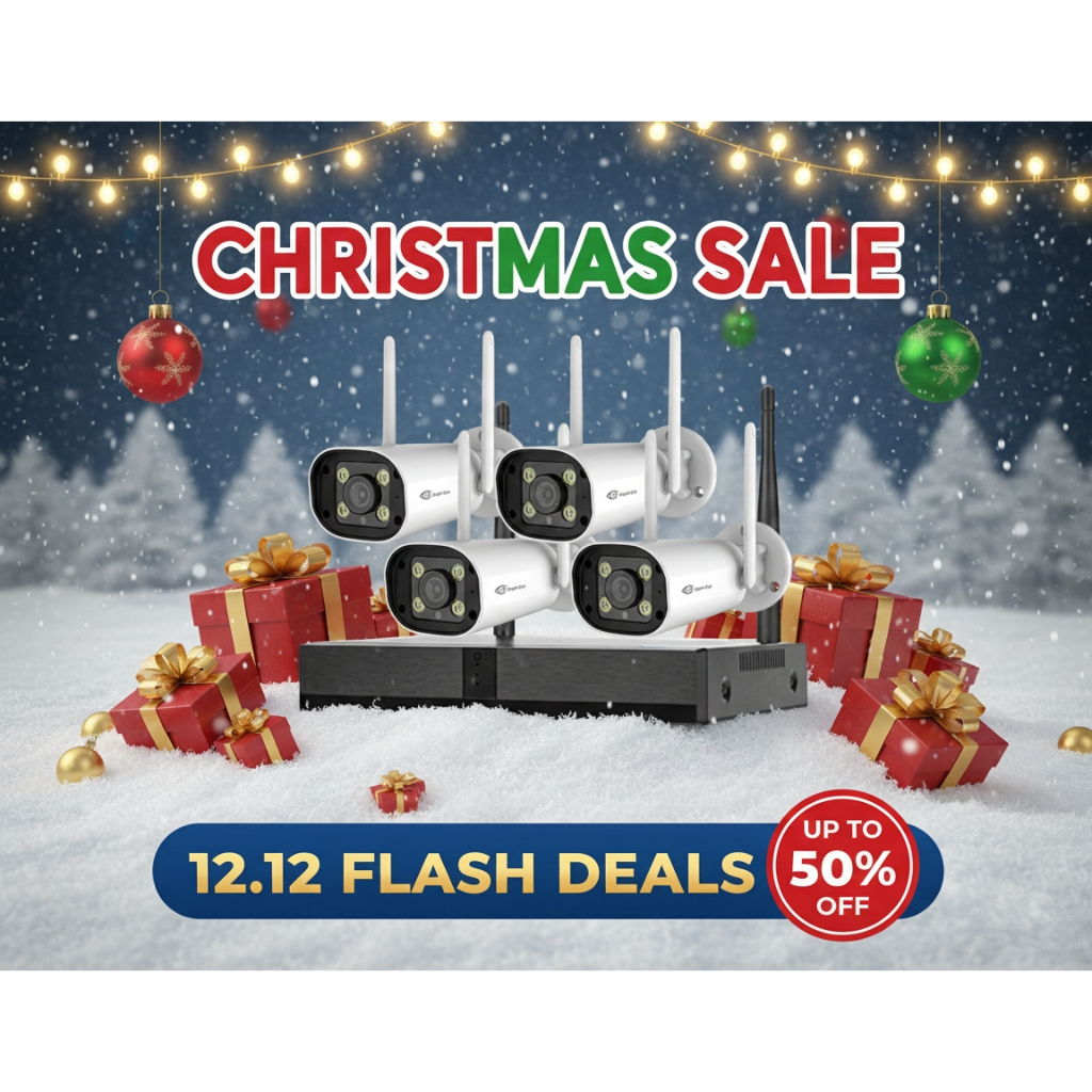 Eagle Eye  ชุดกล้องวงจรปิดไร้สาย 4 ตัว รุ่น EG-4NVRWL01