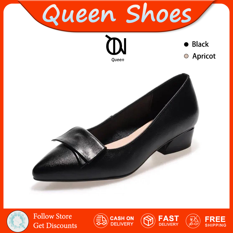 Queen รองเท้าส้นสูงผู้หญิง สไตล์หรูหรา เหมาะสำหรับออกไปข้างนอก ส้นสูง