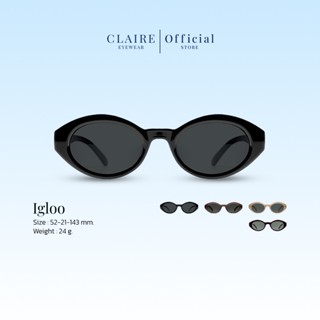 CLAIRE : (IG) แว่นกันแดด รุ่น Igloo กันแดด กันแสง UV400