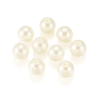 ไข่มุกอะคริลิคประดิษฐ์ ลูกปัดมุกกลม ขนาด 3mm-20mm สำหรับประดับตกแต่ง diy