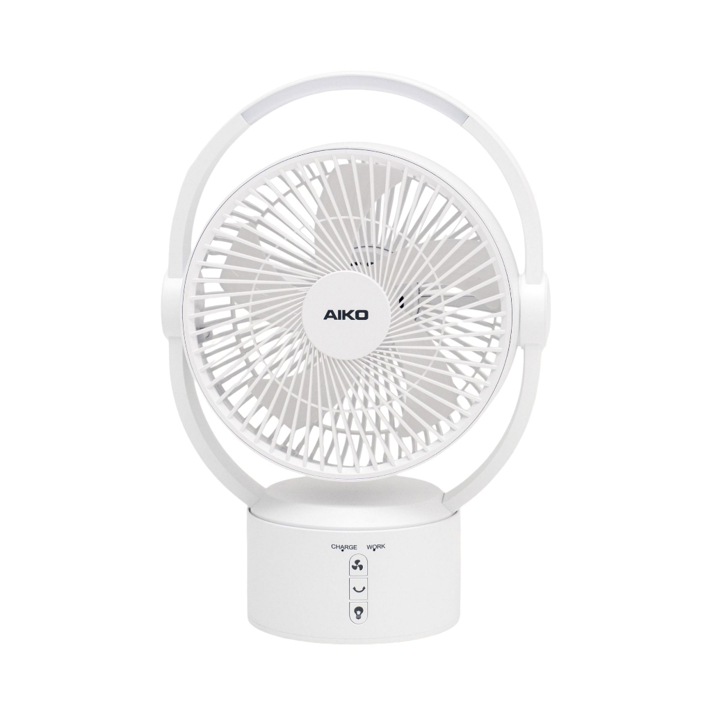 AIKO พัดลมพกพา 9 นิ้ว KN-L2819-WH สีขาว จัดส่งโดย HomePro