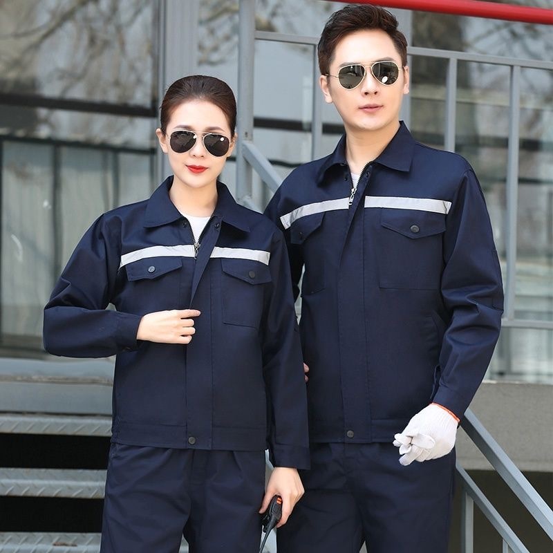 เสื้อผ้าทำงานสะท้อนแสง สำหรับผู้ชายและผู้หญิง ป้องกันไฟฟ้าสถิต คุณภาพสูง เสื้อแจ็คเก็ตทำงาน ขนาด M-4XL