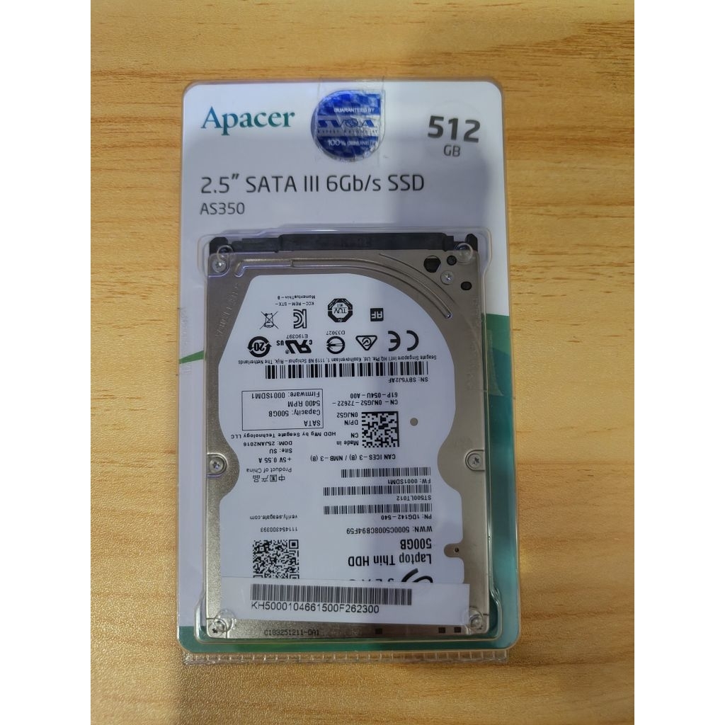 512 GB SSD SATA APACER AS350