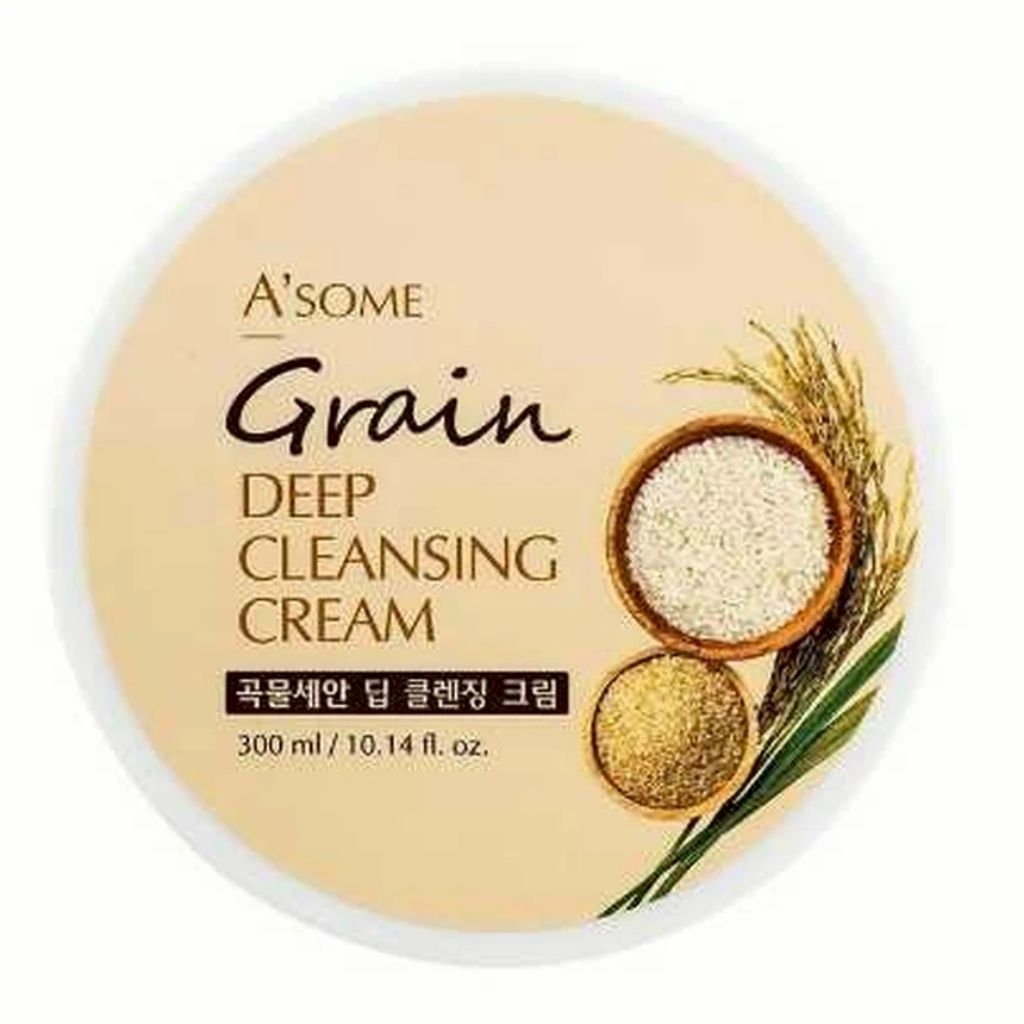 ราคาพิเศษ 🍬 A'SOME Grain Deep Cleansing Cream คลีนซื่งครีม หน้าสะอาดหมดจดผิวนุ่มนิ่ม - รูปที่ 2