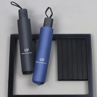 ร่มกันแดด UV50+ ร่มกันฝน ร่มพับ3ตอน ด้านในสีดำ น้ำหนักเบา พกพาสะดวก โปรโมชั่น