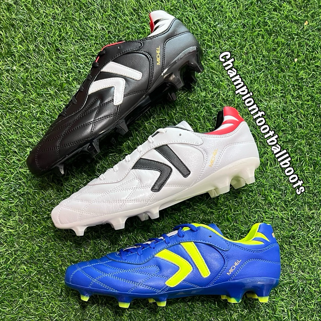 สตั๊ด รองเท้าฟุตบอล (เคลเม่) Kelme Michel Lth fg รองท๊อป หนังแท้