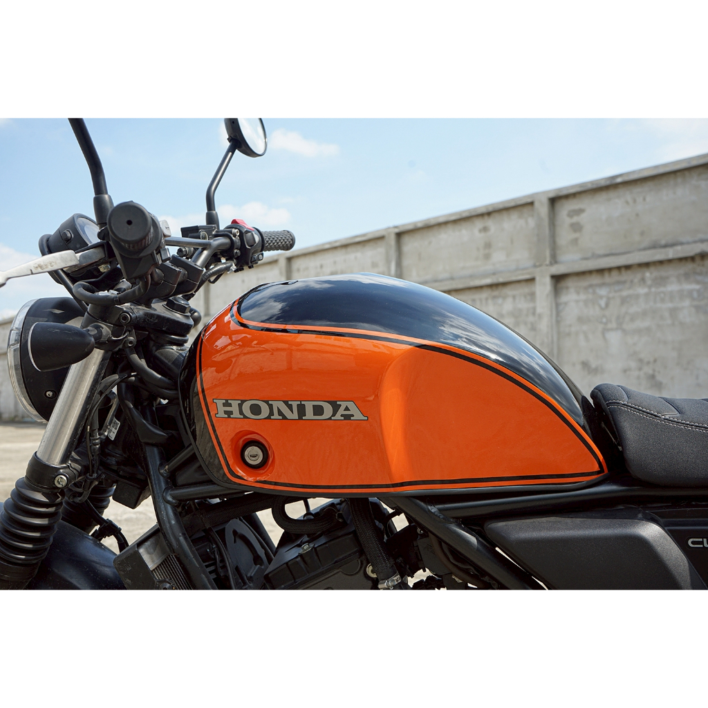 ครอบถังน้ำมัน Honda CL 300 / CL 500 (Cover) สีดำเงา ABS ชุดแต่ง Honda CL300 CL500 ฝาครอบถังน้ำมัน