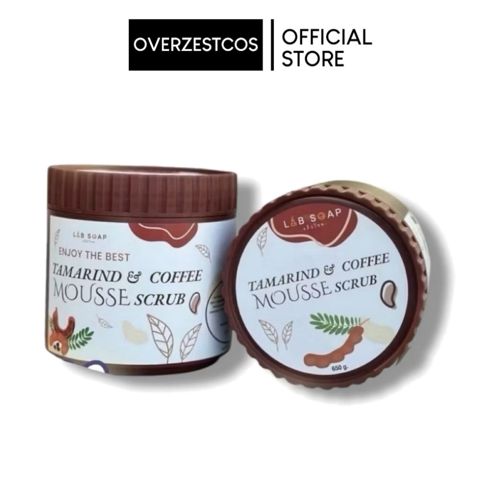 LAB SOAP ENJOY THE BEST TAMARIND & COFFEE MOUSSE SCRUB 650 G.