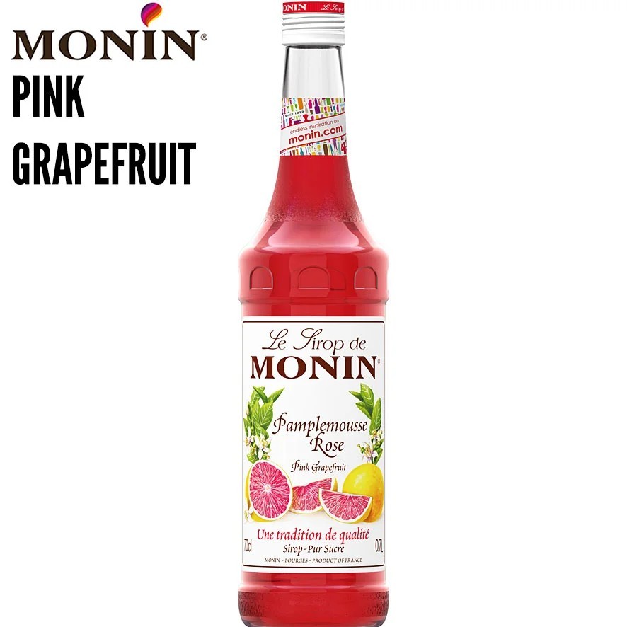 MONIN Pink Grapefruit Syrup 700 ml. 1 bottle โมนิน พิงค์ เกรปฟรุต ไซรัป 1 ขวด