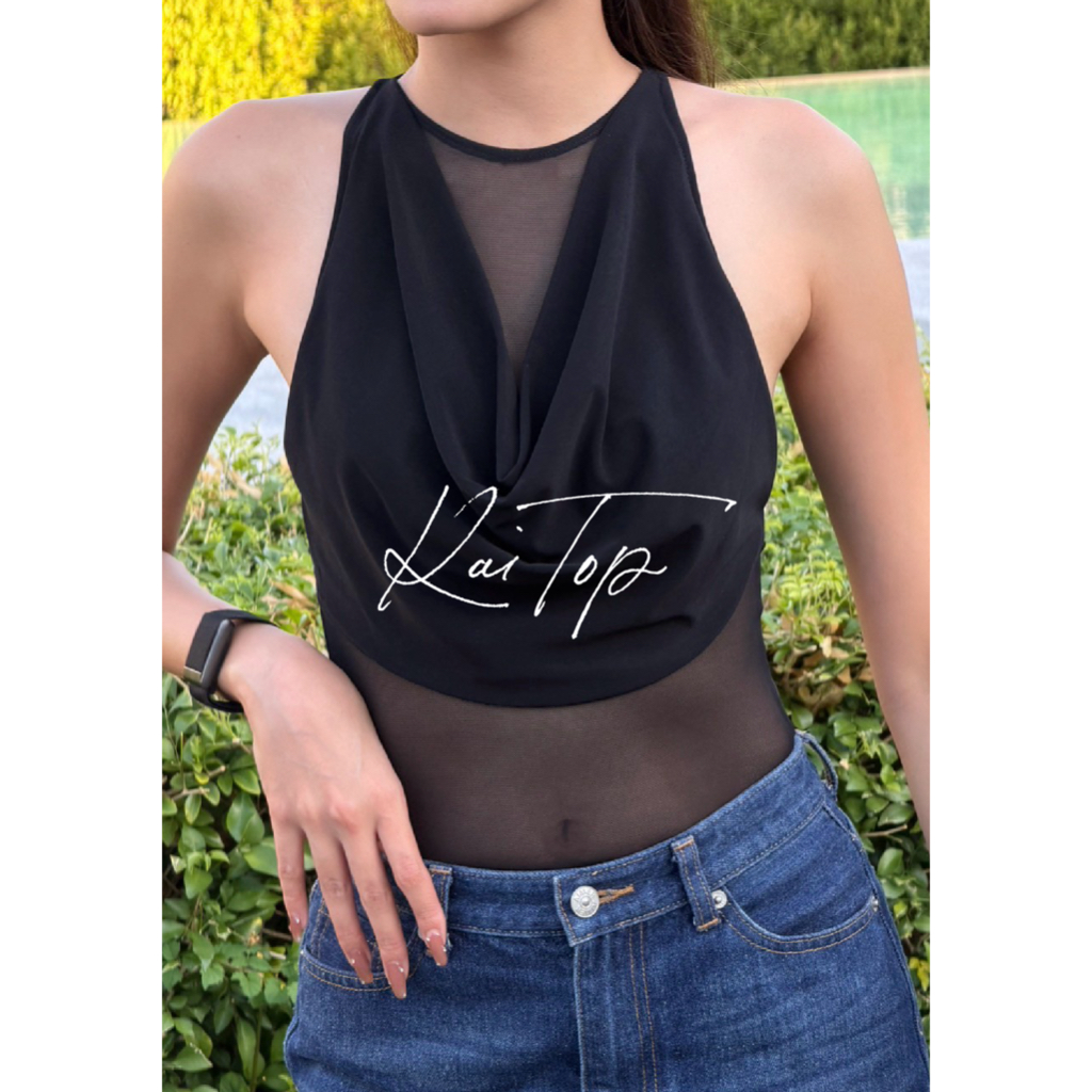SEASON STUDIO - KAI TOP / เสื้อซีทรู คอถ่วง