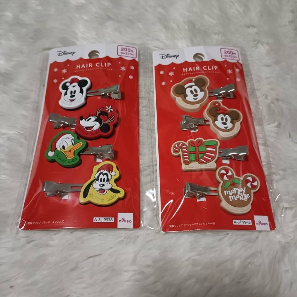 กิ๊บติดผม Mickey Mouse Hair clip รุ่น คริสมาสต์ Christmas Ver. มิกกี้เมาส์ มินนี