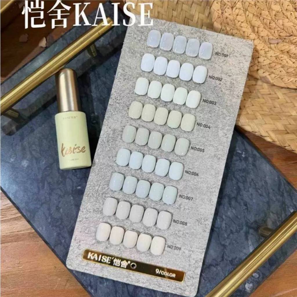 เซตสีเล็บเจลจีน🇨🇳 KAISE #KS30 Cateye gel  30 สีเจลลูกแก้วแคทอาย 🆓️ชาร์ตสีสำเร็จรูป พร้อมส่ง