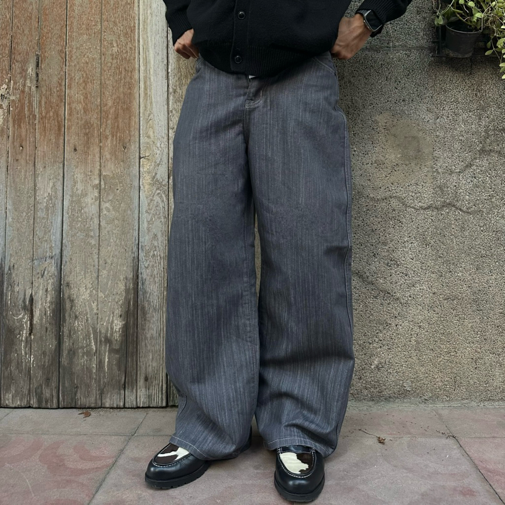 Baggy Pant Raw Smoke กางเกงยีนส์ทรง Baggy Jeans