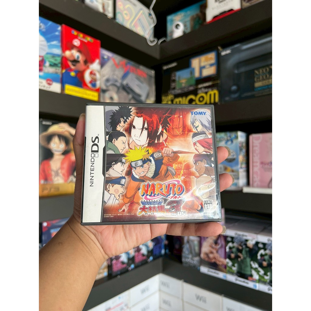 แผ่นเกมแท้ NDS Naruto Saikyo Ninja Daikesshu 3 Japan มือสอง
