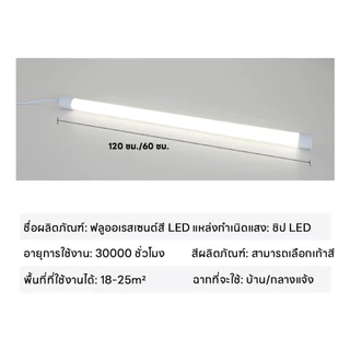 หลอดไฟงานวัด ห่อกันกระแทกหนาพิเศษ T8 LED 60cm 120cm ไฟนีออนสี กันน้ำ ไฟตกแต่งร้านค้า งานเทศกาล ปาร์ตี้ T8-120CM