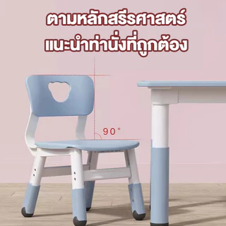 เก้าอี้เด็ก IKEA โต๊ะเรียนหนังสือ สามารถกราฟฟิตี้ได้ ปรับความสูง เหมาะสำหรับเด็ก 2–6 ปี