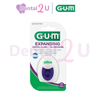 ของแท้ ฉลากไทย Gum Expanding Dental Floss ไหมขัดฟัน ชนิดขยายออกได้ ความยาว 40 เมตร จำนวน 1 ชิ้น Sunstar
