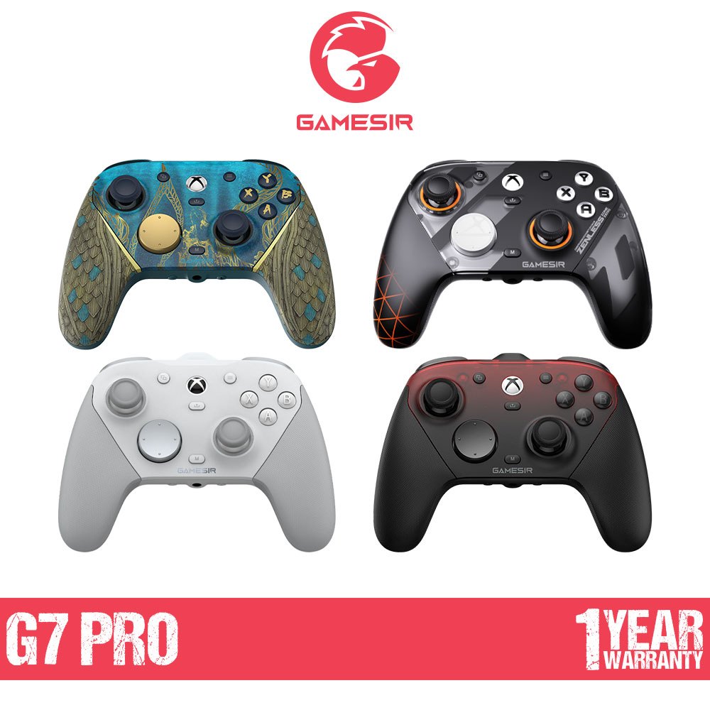 GameSir G7 Pro จอยเกมไร้สายรองรับเชื่อมต่อ 3 โหมด สำหรับ Xbox, PC และ Mobile จอยสติ๊ก TMR