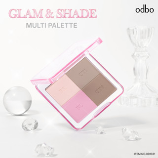 OD1331  พาเลตโอดีบีโอGlam & Shade Multi Palette 3 In 1ODBO