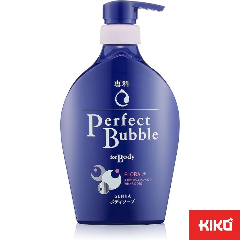 🛁Shiseido Senka Perfect Bubble Moisturizing Body 500ml เจลอาบน้ำทำความสะอาดร่างกาย🫧