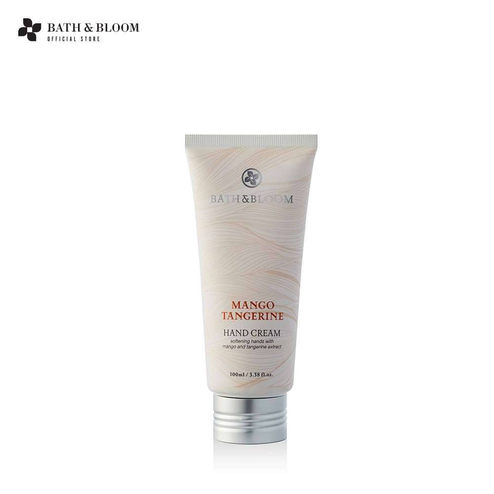 BATH & BLOOM Mango Tangerine Hand Cream 100ml ผลิตภัณฑ์ ครีมบำรุงผิวมือและเล็บ กลิ่นมะม่วง ส้ม