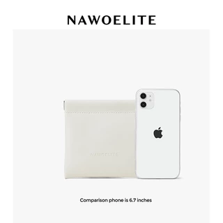 NAWOELITE ช่องเก็บของปิดอัตโนมัติ กระเป๋าเงินเ กระเป๋าลิปสติกสําหรับสตรี กระเป๋าใส่เครื่องสำอาง สําหรับใส่เหรียญ ลิปสติก