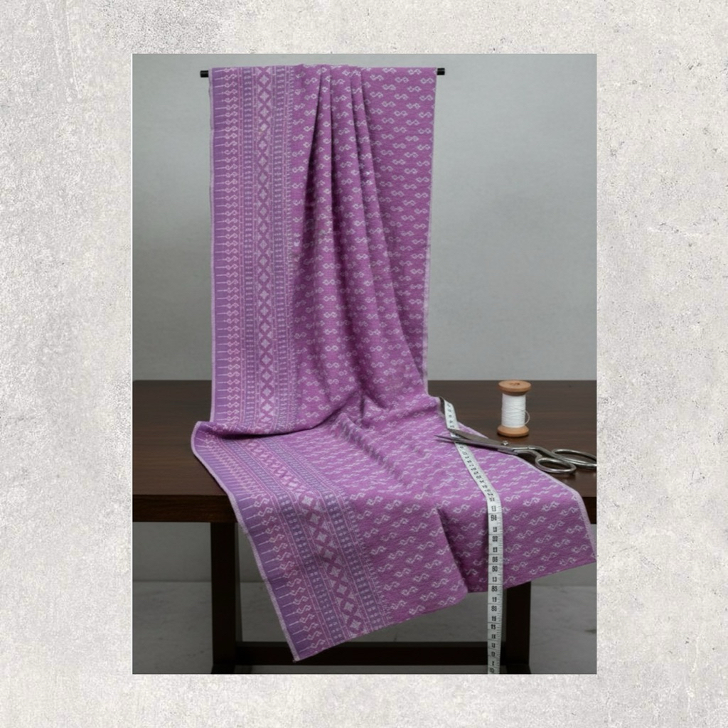 ผ้าฝ้ายพิมพ์ลายอินเดีย Indian Printed Cotton Unstitched Fabric – Vietnamese Dress / Wrap Skirt / Sho