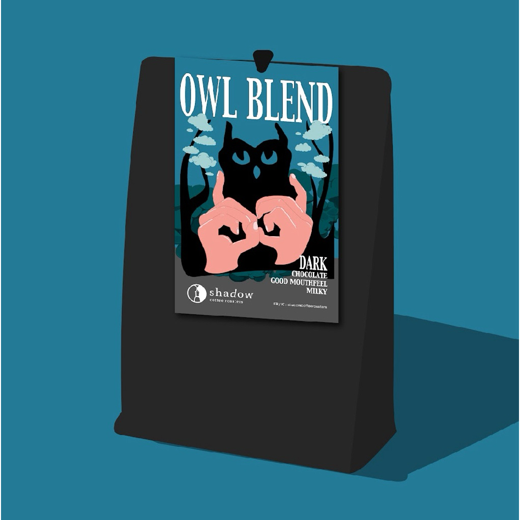 OWL Blend 200 g By Shadow coffee roasters เมล็ดคั่วเข้ม