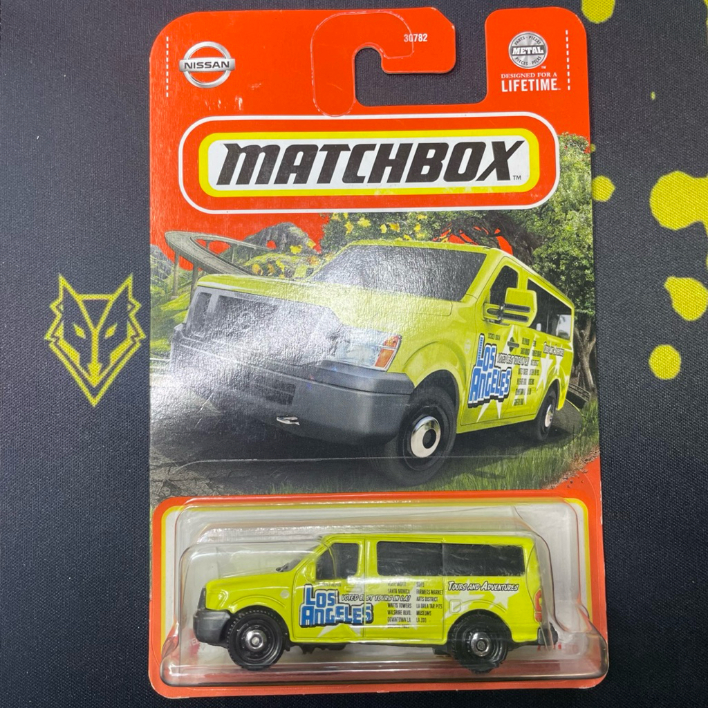 matchbox NISSAN NV VAN🟢LOS ANGELES รถตู้