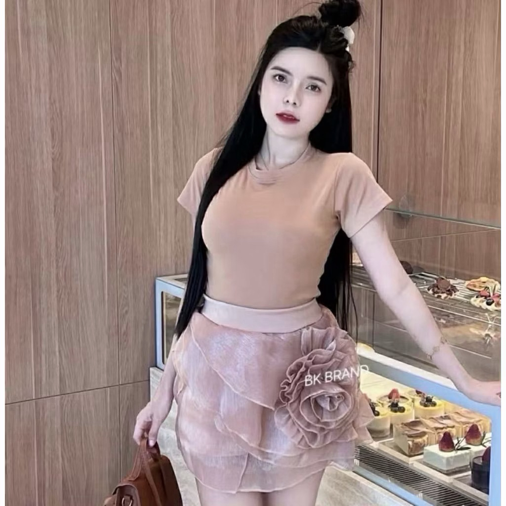 ชุดเซ็ท2ชิ้น งานป้าย BK BRAND