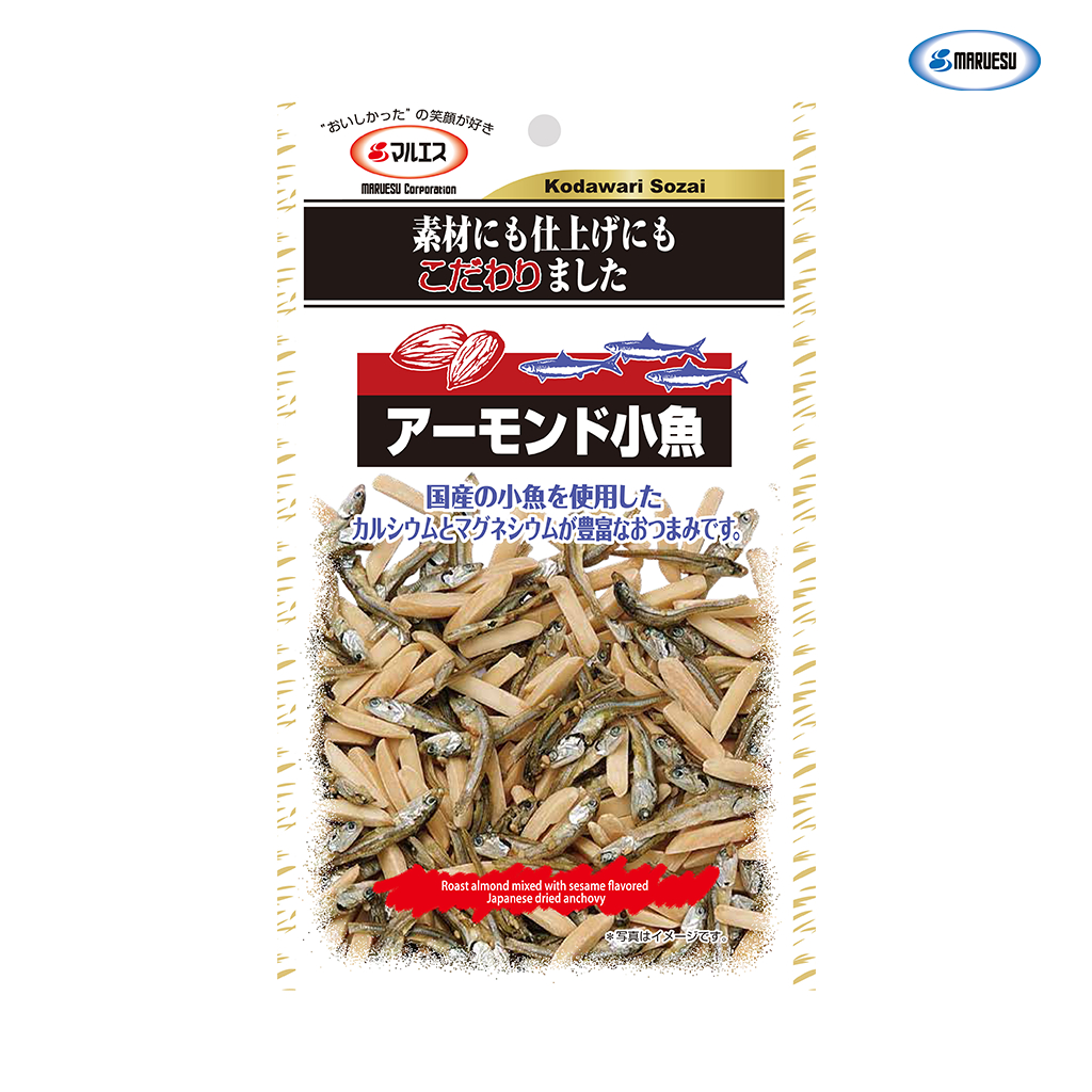 MARUESU Almond  Kozakana  Fish  31  g.