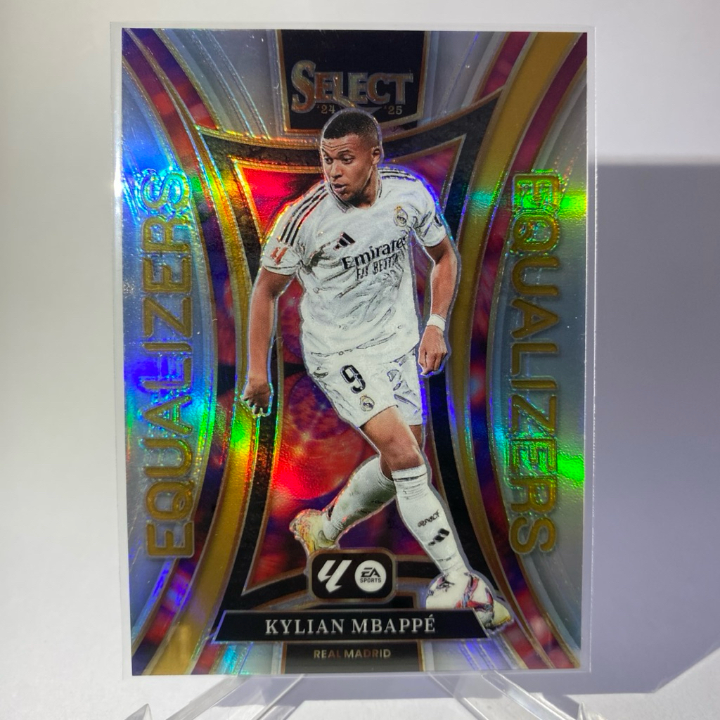 การ์ดนักกีฬาฟุตบอล KYLIAN MBAPPE, REAL MADRID, (PRIZM), EQUALIZERS, LALIGA, PANINI SELECT 2025