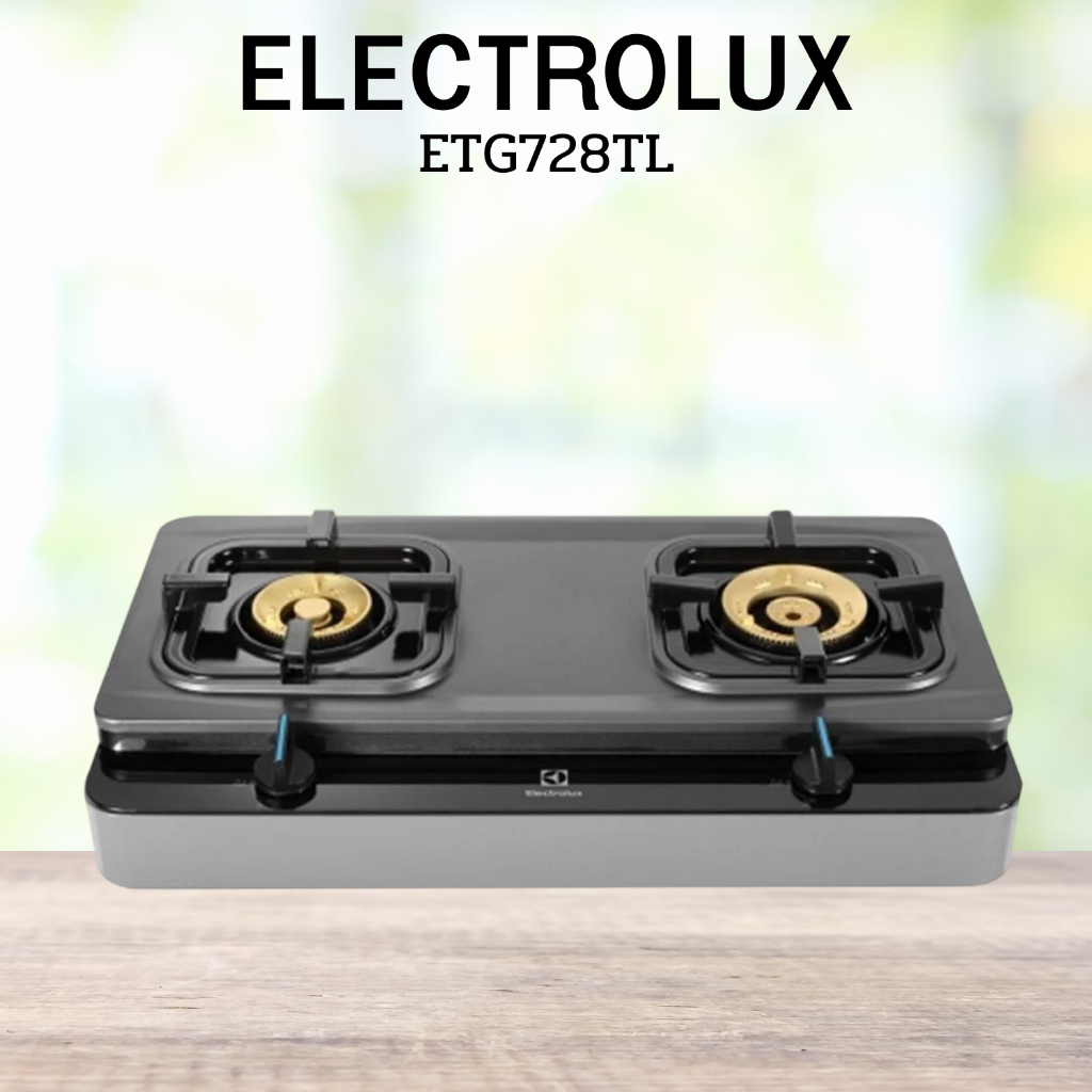 เตาแก๊สตั้งโต๊ะ 2 หัวแก๊ส ELECTROLUX รุ่น ETG728TL