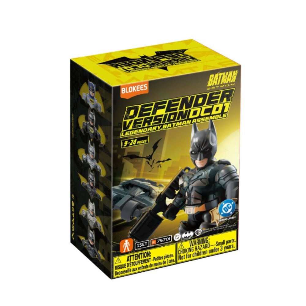 BlokeesFigures-DC75701-DV01-Legendary Batman Assemble (เลเจนดารี แบทแมน อะแซมเบิล)(Blokees)-(ลิขสิทธิ์แท้)(75701)