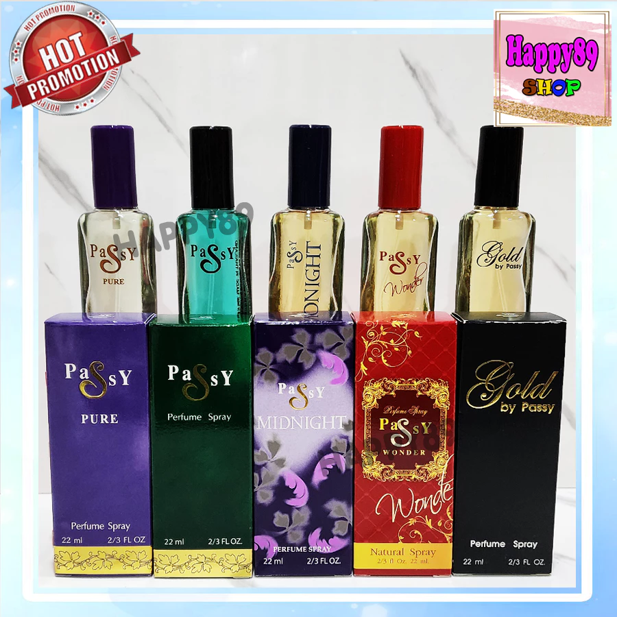 💥ส่งฟรี มีราคาส่ง รวม น้ำหอม แพซซี่ เขียว ม่วง แดง ดำ โกลด์ วันเดอร์ มิดไนท์ เพียว Bonsoir ขนาด 22 ml.
