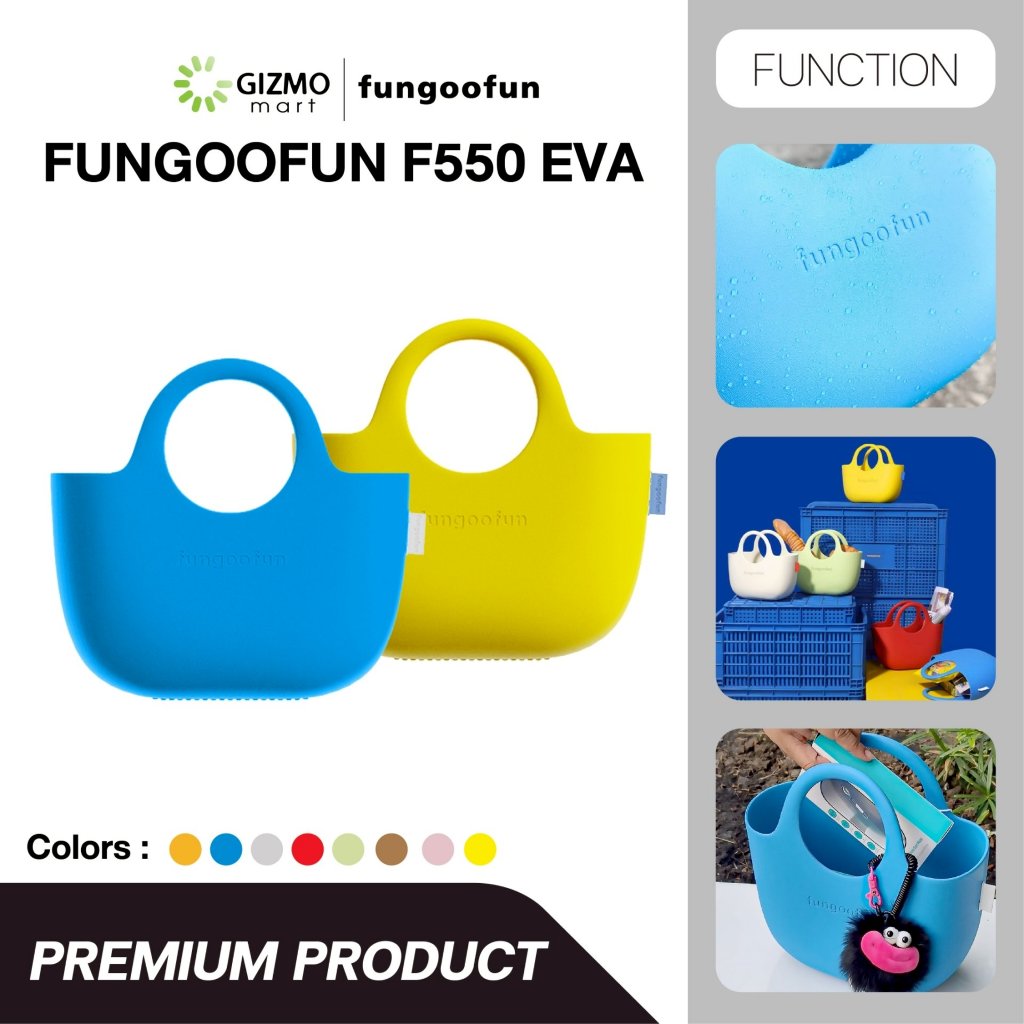 fungoofun รุ่น F550 / F550Plus กระเป๋าช้อปปิ้ง EVA พรีเมียม กระเป๋ากันน้ำ Shopping Bag