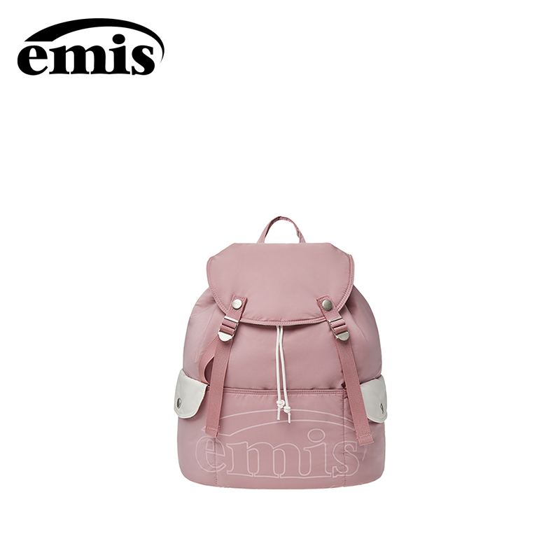 『 EMIS 』🇰🇷กระเป๋าเป้สะพายหลัง EMIS  กระเป๋าเป้สะพายหลังหูรูดหัวเข็มขัดพนัง