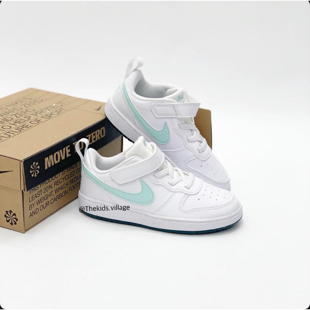 สินค้าพร้อมส่ง|Nike Court Borough White Shoes