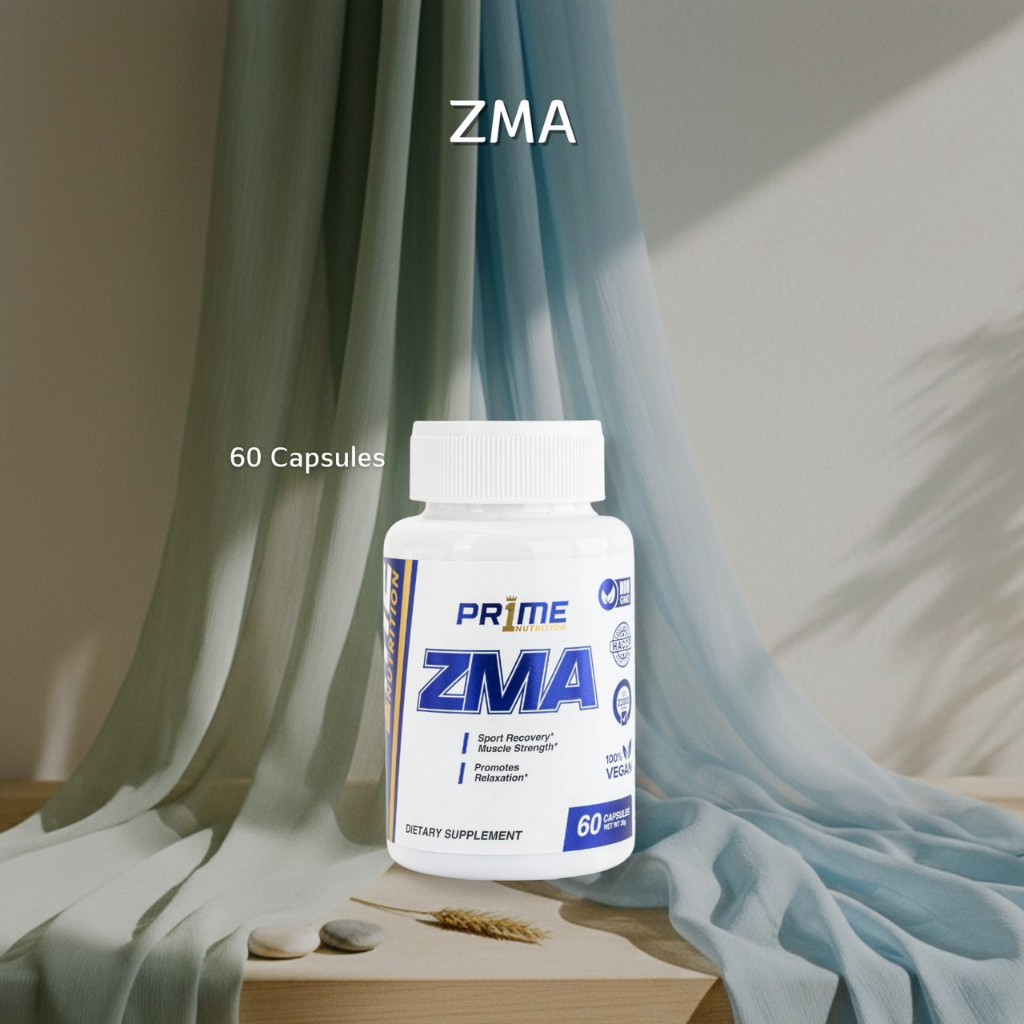 (ของแท้) PR1ME ซีเอ็มเอ | ZMA  ,60 Capsules