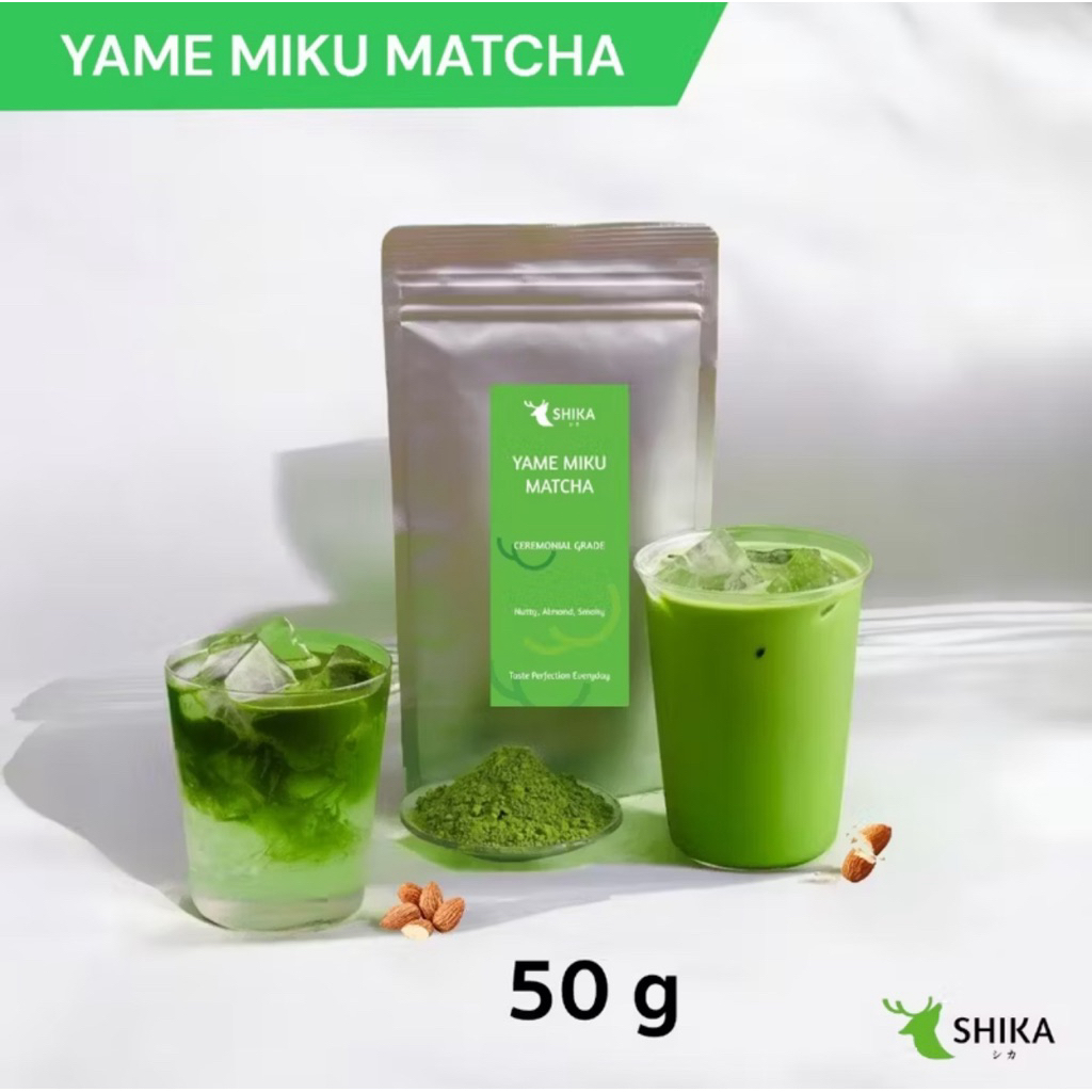 พร้อมส่ง💚🌱🍵 SHIKA MATCHA | YAME MIKU/RYOUTO/YAME CEREMONIAL MATCHA ชิกะ ยาเมะ/ เรียวโตะ/มิคุ มัทฉะเกรดพิธีการ โทนถั่ว