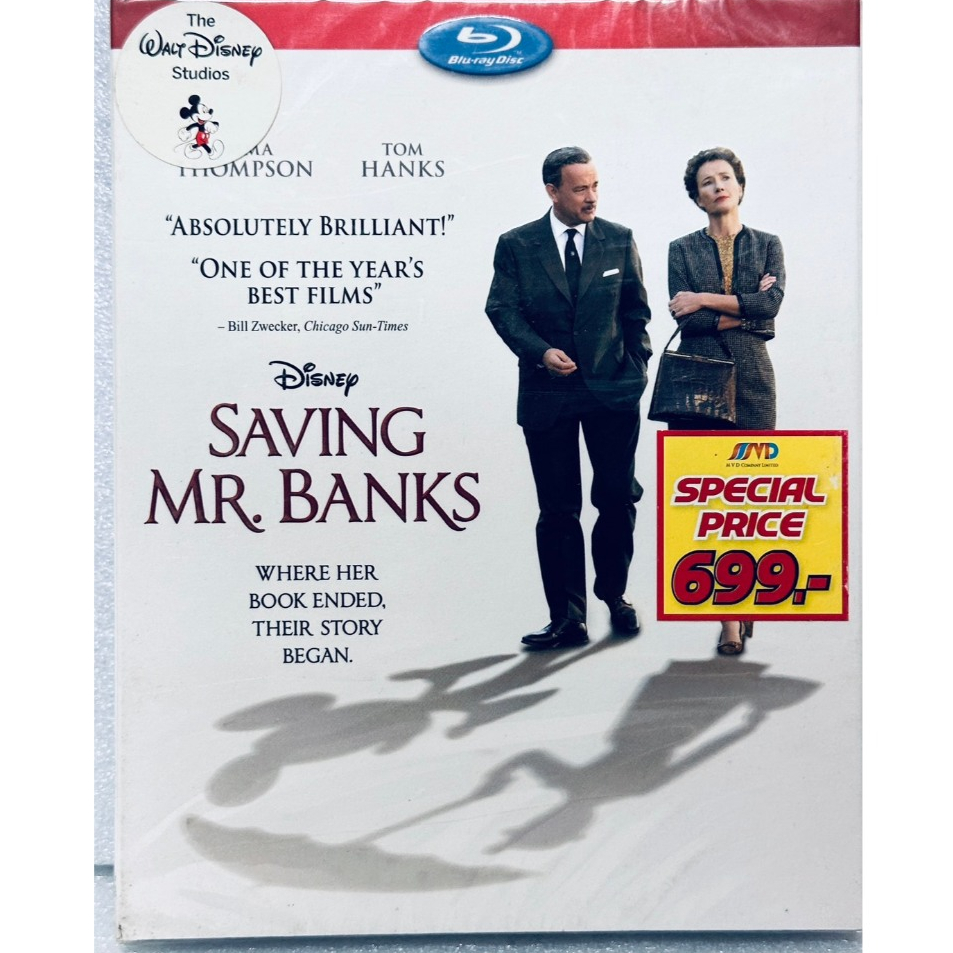 Blu-ray ปกสวม : Saving Mr. Banks (2013) สุภาพบุรุษนักฝัน " Tom Hanks, Emma Thompson "