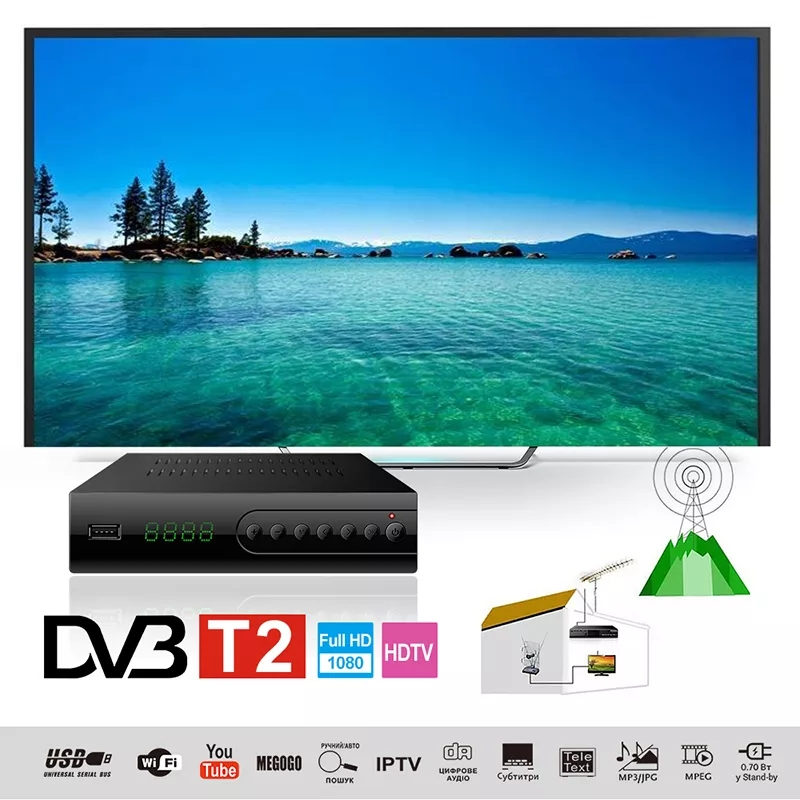 กล่องรับสัญญาณ DIGITAL DVB T2 DTV รับชมรายการทีวีเสรีไทยไม่ต้องจ่ายรายเดือน