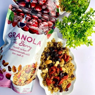 กราโนล่า เดลลี่มี Granola Daily Me (1 แถม 1 ) ส่งไว มีคูปอง ธัญพืชอบกรอบ ขนมเพื่อสุขภาพ ขนาดถุงละ 250 กรัม