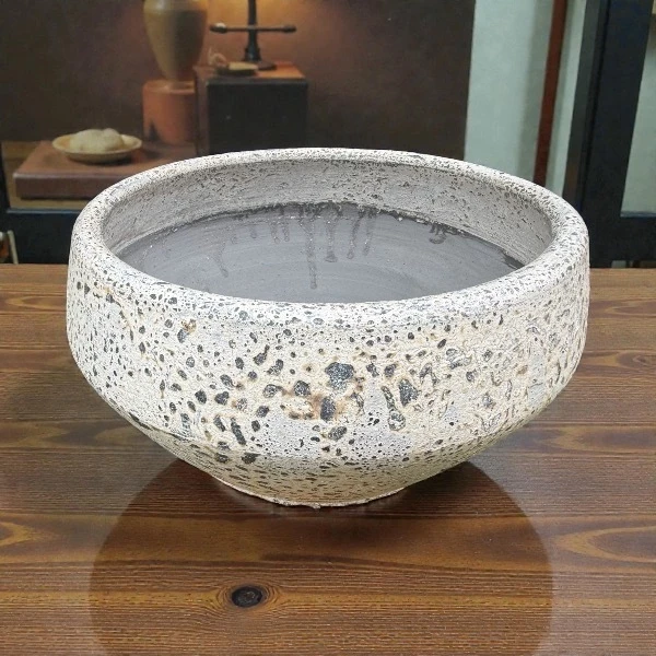 Flowerpotกระถางดินเผาทรงก้นเหลี่ยม วินเทจสไตล์ เก่า ๆ ขนาด 29 x 15 cm