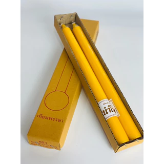 เทียนพรรษา เบอร์7 มี3สี ราคาถูกมาก( คู่ละ 99 -119 บาท ) สุดคุ้ม ตรานำโชค ถวายเทียนเข้าพรรษา